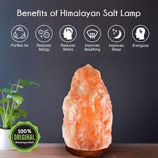 Himalayan Crystal Rock Salt Lamp Natural Shape Himalayan Salt Lamp Benefits Himalayan Salt Lamp Salt Lamp