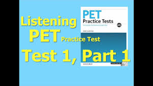 Listening B1 Pet Practice Test 1 Part 1 Youtube