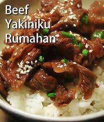 Resep Beef Yakiniku Ala Hokben Gampang Dibuat Di Rumah Resep Resep Masakan Korea Makan Malam