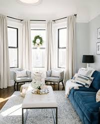 Best Bay Window Treatments Measuring Guide Modern Farmhouse Living Room Bay Window Living Room Luxury Living Room