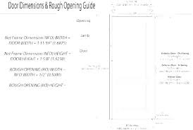 Entry Door Size Chart Empoweringlifestrategies Co