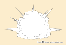 Anime is one of those drawing styles that makes it fairly easy to change the expressions of the characters. How To Draw Explosions Smoke Fire Step By Step Animeoutline