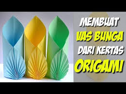 Nah, untuk menciptakan suatu gambar dibutuhkan sebuah proses yang tidak mudah bagi setiap orang. Gampang Cara Membuat Vas Bunga Cantik Dari Kertas Youtube In 2021 Papier Basteln Ideen Basteln Und Selbermachen Bastelarbeiten