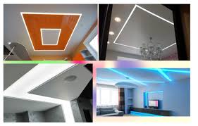 We are hanging them outside the door frame. Installation Of Led Lines In The Ceiling Plasterboard Methods Mounting Structure