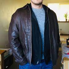 Bill Kelso Relic Hunter Leather Jacket In Striated Lambskin Leather Jacket Jackets Leather