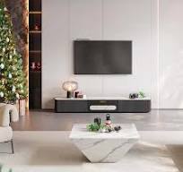 Sintered Stone, Living Room Set with 78.7 Inch TV Stand + 31.5 Inch Coffee  Table