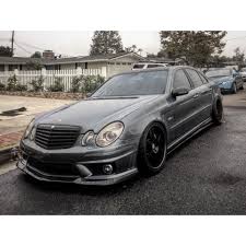 W211 E63 Amg Carbon Fiber Front Lip Xy Style Expectation 2x2 Carbon Fiber Weave Oem Quality High Mercedes E55 Amg Custom Mercedes Benz Mercedes Benz Cars