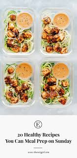 20 healthy recipes you can meal prep on