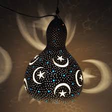 Su Kabak Abajur Dekoratif Lamba Gourd Lamp Su Kabak Lamba Lamba Su Kabagi Abajur