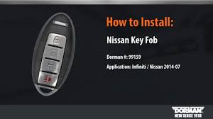 How to reprogram remote spectrumall software. How To Program A Dorman Nissan Infiniti Key Fob Youtube