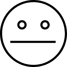 Black and white cute emojis are used to express feelings and mood that we use in text, facebook and instagram. Serious Emoticon Face With Straight Mouth Line Vector Svg Icon 2 Svg Repo