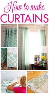 The pockets will keep all your sewing essentials handy and your sewing machine will have a soft spot to hang! How To Make Curtains Step By Step Sewing Tutorial