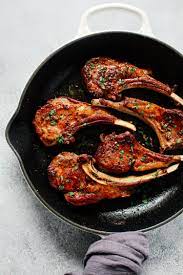 It's really enough just to cook them on the stove top on . Garlic Butter Lamb Chops Primavera Kitchen