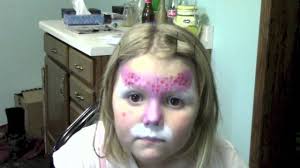 Pink Kitty Face Painting