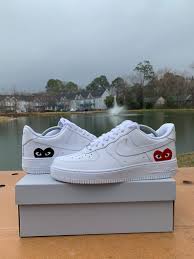 Black Air Forces Customised Custom Air Force 1 S Heart Airt Force 1 Etsy Nike Shoes Air Force Custom Nike Shoes Custom Shoes Diy