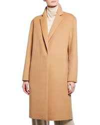 Finding a great camel coat is an essential part of every woman's shopping list. Notched Collar Wool Blend Coat Neiman Marcus