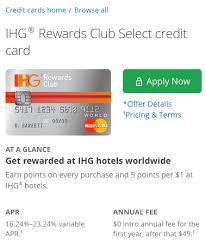 You'll also earn 2 points per dollar on gas station, grocery store and restaurant purchases too, which gives this card a boost of versatility. How To Apply For The Ihg Rewards Club Select Credit Card