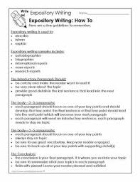 Expository Writing Lesson Worksheets Expository Writing Lessons Expository Writing Writing Lessons