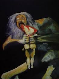 According to the traditional interpretation, it depicts the greek myth of the titan cronus (in the title romanized to saturn), who, fearing that he would be overthrown by one of his children, ate each one upon their birth. Saturno Devorando A Sus Hijos Paperblog