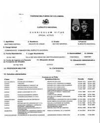Assim o curriculum vitae bem apresentado, organizado e impresso em papel limpo e branco, transmite a ideia de você ser um bom profissional organizado, competente e diferenciado. Colombia Peace Accord New Colombian Army Chief Led Brigade Probed For Killings During Civil War International El Pais In English