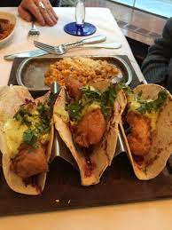 The best mexican food from rosa mexicano now delivered to your home and office via food delivery service deliveroo in melbourne port melbourne / albert park. Fish Tacos Picture Of Rosa Mexicano New York City Tripadvisor
