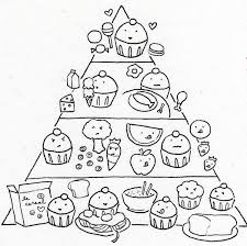 Pictures Balance Food Pyramid Coloring Pages Kids Food Pyramid Food Coloring Food Coloring Pages
