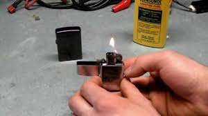 3.slowly saturate the packing material with lighter fluid. How To Fill A Zippo Lighter Youtube