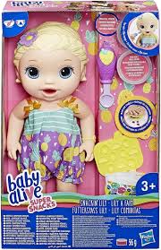 Baby Alive Super Snacks Snackin Lily Reborn Baby Doll Baby Alive Super  Snacks Snackin' Lily Baby