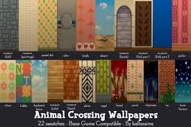 Maybe you would like to learn more about one of these? Animal Crossing Wallpapers And Floors At Bellassims Sims 4 Updates