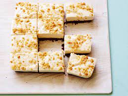 Healthy No Bake Peanut Butter Cheesecake Bars Recipe Peanut Butter Cheesecake Bars Food Network Recipes Desserts
