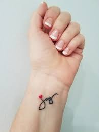 A Small Joy Tattoo That I Designed Tattoos Joy Tattoo Small Tattoos