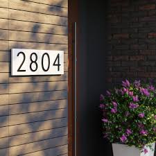 Custom 3D Acrylic House Number Sign