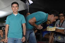 They are joined in this photo by yves flores (wearing stripes). Look Arjo Atayde Celebrates Birthday With The Cast Of His Newest Teleserye Abs Cbn Entertainment