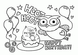 Birthday Card Coloring Page Pdf Pin On Birthday Coloring Pages