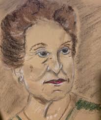 The Pretentious Cleveland Portrait Artists drawing Anahid Tutelian. 7-22-22  — The Pretentious Cleveland Portrait Artists.