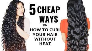 This long curly hair has an elegant yet bolder way of styling natural curls. 5 Cheap Ways On How To Curl Your Hair Without Heat Beautyklove Youtube