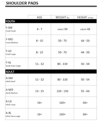 21 Uncommon Youth Hockey Shoulder Pads Size Chart