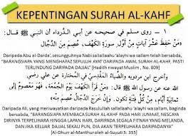 Jangan lupa membaca surat al kahfi, ini keutamaannya! Ini Keutamaan Membaca Surah Al Kahfi Jangan Lupa Baca Al Kahfi Di Hari Jum At Yaa
