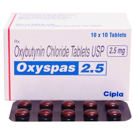 Buy Oxyspas 2.5 Tablet online | Uses, Side Effects, Price and substitutes | Apollo Pharmacy