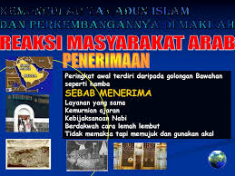 Mereka yang awal memeluk islam ialah ? Kemunculan Tamadun Islam Dan Perkembangannya Di Makkah Ppt Download