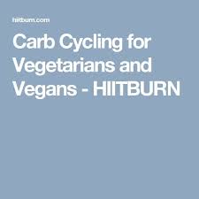 Carb Cycling For Vegetarians And Vegans Hiitburn Carb Cycling Carb Cycling Meal Plan Vegetarian