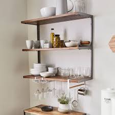 Check spelling or type a new query. L Beam 3 Tiered Industrial Wood Metal Wall Shelf
