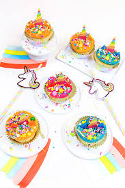 How to make a unicorn cake topper step by step. Diy Unicorn Cupcake Toppers Handmade Charlotte