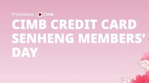 3.8 bonus points, which have been used to redeem any gift, shall be deemed as extinguished. Cimb Credit Card Senheng Members Day Freebies My