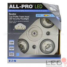 All Pro Revolve Rev350pcw Outdoor Led Triple Head Dusk To Dawn Security Light 5000k Ledwholesalers