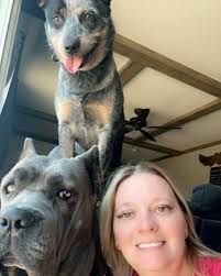 Two more days of #nationalpetmonth! Please meet Texas Health Breeze's  Frisco- El Dorado and new Celina clinic's site manager, Nicole Peak and her  dogs, Maximus and Lainey Rae. Max is a moose