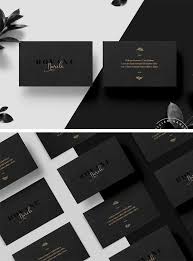 Black And Gold Id Card Design Rovane Business Card Template Gold Business Card Simple Card Designs Name Card Design