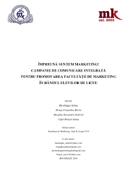 Admitere online 2021 universitatea vasile alecsandri din bacău. Pdf Plan De Comunicare Integrat Alexandru Gabriel Burghiu Academia Edu
