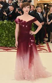 Scarlett johansson celebrity dresses celebrity style. Scarlett Johansson Explains Why She Wore Marchesa To The 2018 Met Gala E Online