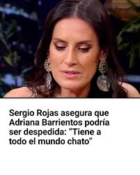 Los dos episodios que protagonizó Adriana Barrientos esta semana habría  hecho que los ejecutivos del canal Zona Latina le dieran un ultimátum.